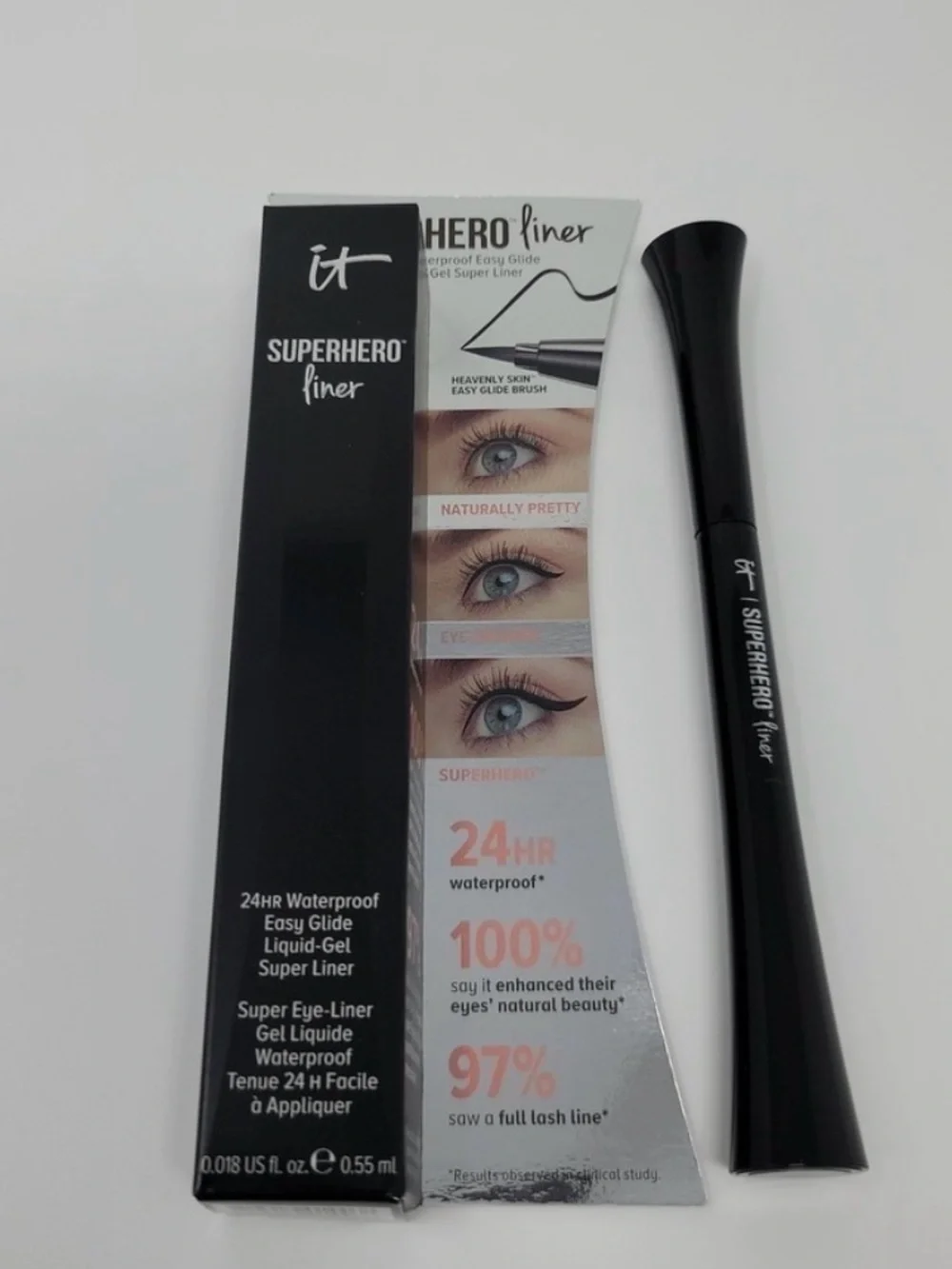 it cosmetics Superhero Liner Liquid-Gel Eyeliner - Black